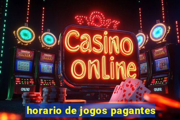 horario de jogos pagantes