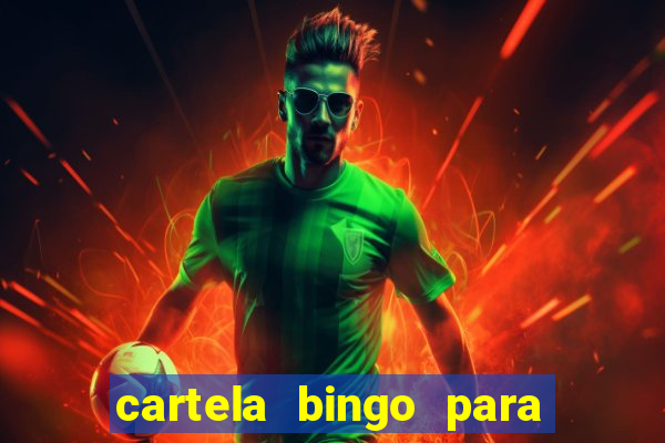 cartela bingo para cha de cozinha imprimir gratis