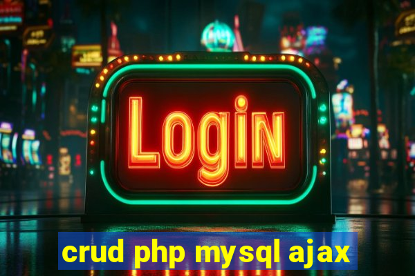 crud php mysql ajax