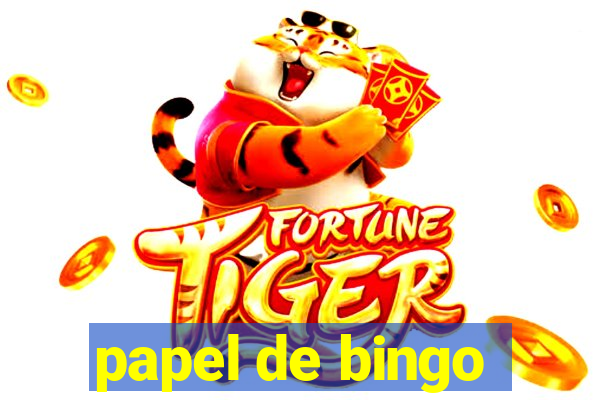 papel de bingo