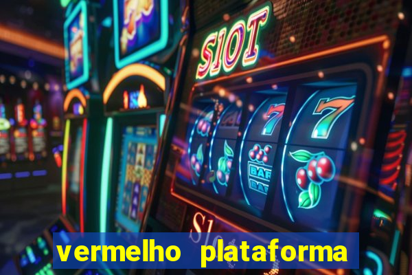 vermelho plataforma de jogos